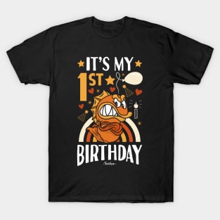 1st Birthday Fish T-Shirt